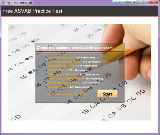 Free ASVAB Practice Test