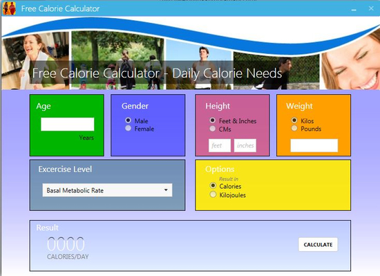 Free Calorie Calculator