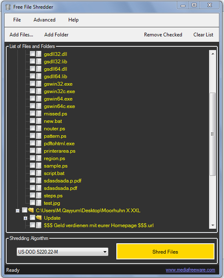 Free File Shredder