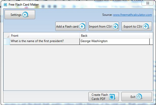 Free Flash Card Maker Pro