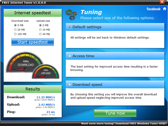 Free Internet Tuner