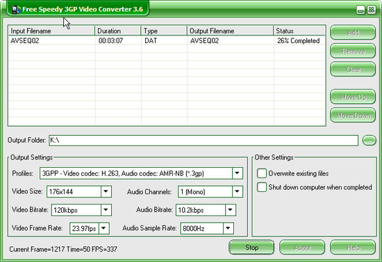 Free Speedy 3GP Video Converter