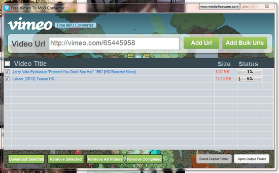 Free Vimeo to Mp3 Converter