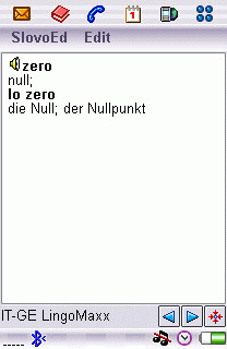 German-Italian Dictionary for UIQ