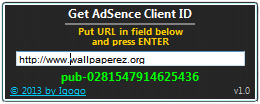 Get AdSense Client ID