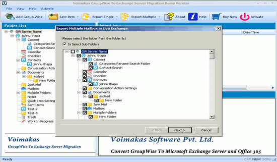 GroupWise to Exchange Server Migration