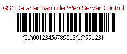 GS1 Databar Barcode Web Server Control