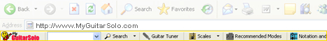 Guitar Solo Toolbar