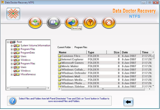 Hard Disk NTFS Files Recovery