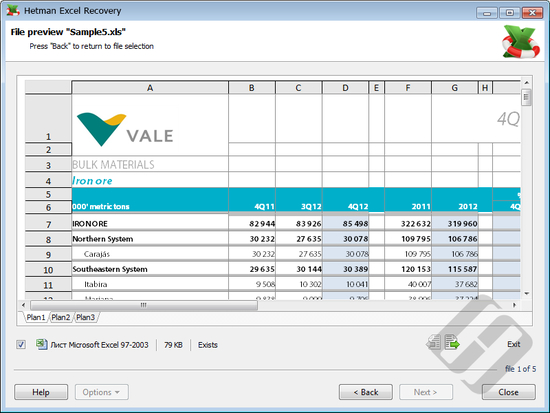 Hetman Excel Recovery