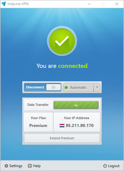 hide.me VPN for Windows