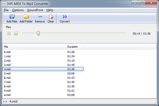 HiFi MIDI To Mp3 Converter