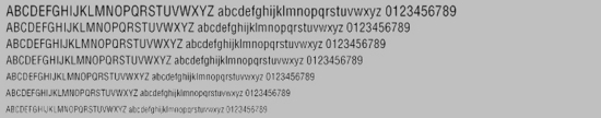 Hilbert Condensed Font PS Mac