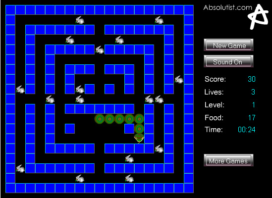 Hungry Python Scared Bunnies