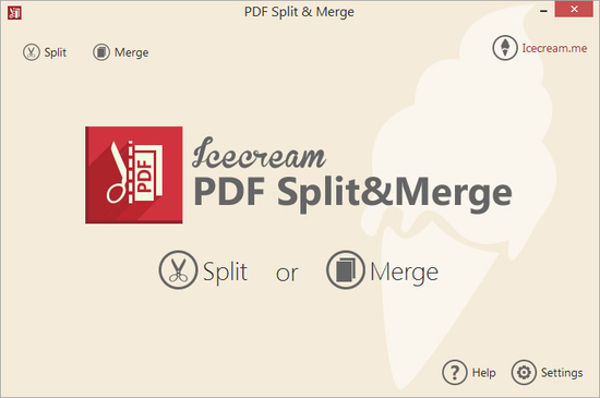 Icecream PDF Split & Merge