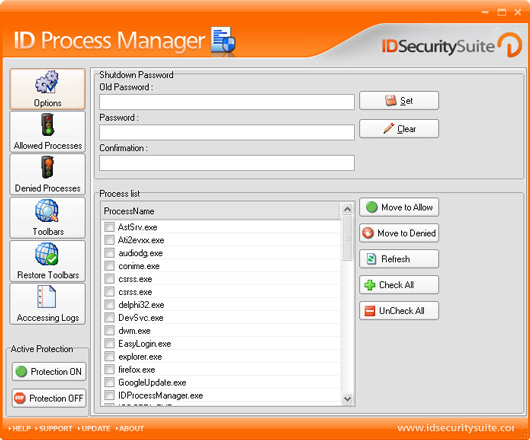 ID Process Manager