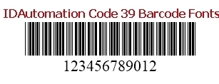 IDAutomation Code 39 Barcode Fonts