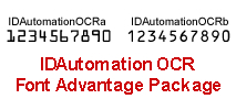 IDAutomation OCR Font Advantage Package