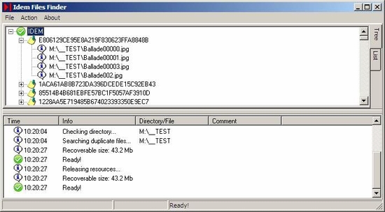 IdemFilesFinder