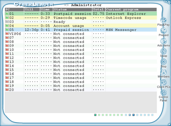 Internet Cafe Software - CyberLeader