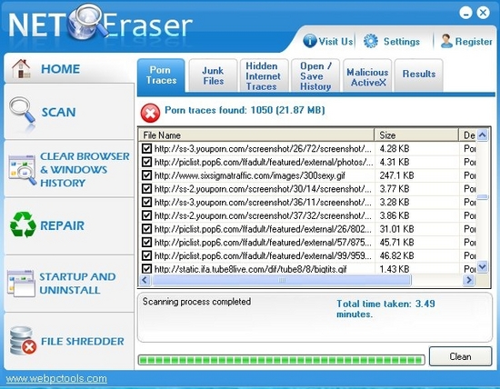 Internet Eraser Software