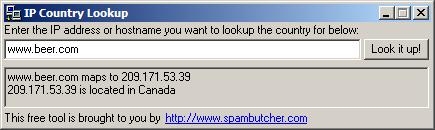 IP Country Lookup