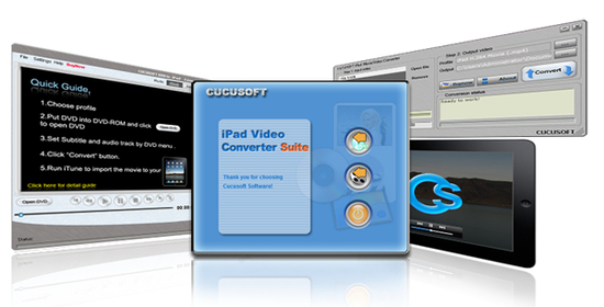 iPad Video+DVD Converter Suite tools