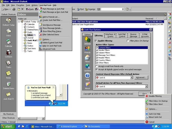 Junk-Out 2007 for Outlook 2007/2003