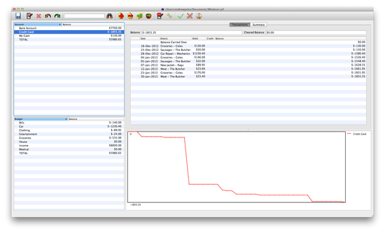 JXCirrus Finance for Mac