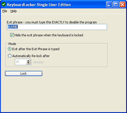 KeyboardLocker