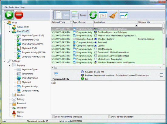 KGB keylogger