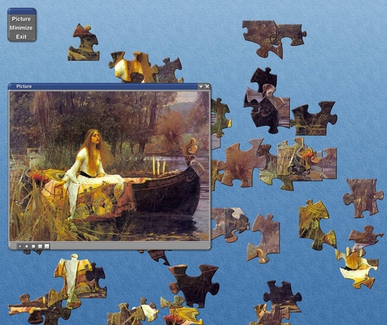 Lady of Shalott Jigsaw Puzzle