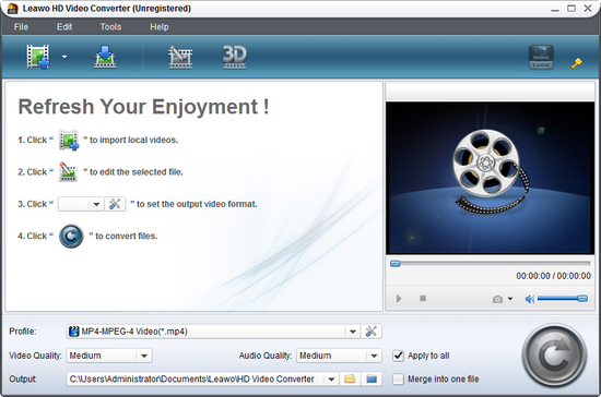 Leawo HD Video Converter