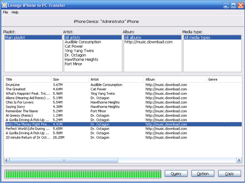 Lenogo iPhone to PC Transfer