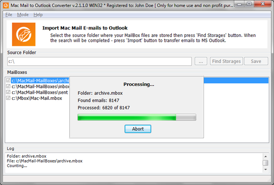 Mac Mail to Outlook Converter