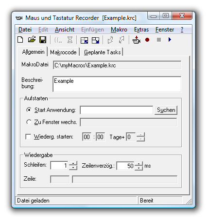 Maus und Tastatur Recorder