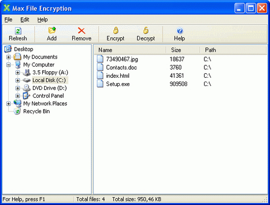 Max File Encryption