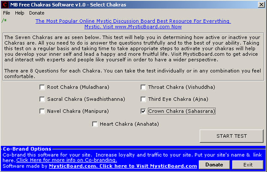 MB Chakras Software