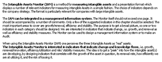 Measuring Intangible Assets (MEGA)