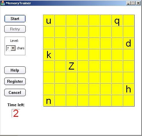 Memory Training Game