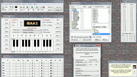 MIDI Auto Accompaniment Section