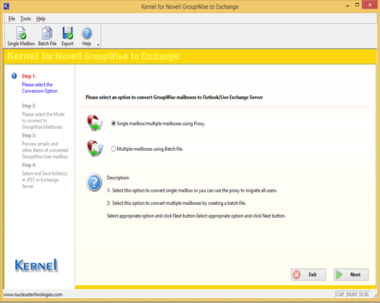 Migrate Groupwise to PST