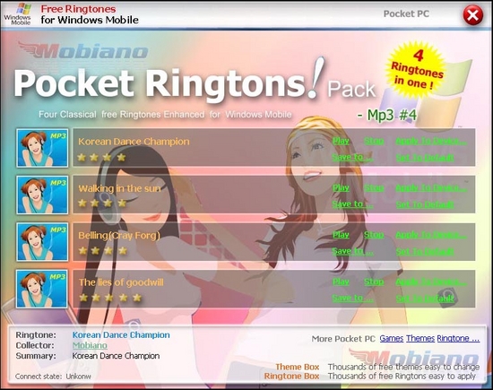 Mobiano Free mp3 ringtones - DJ Pack #4