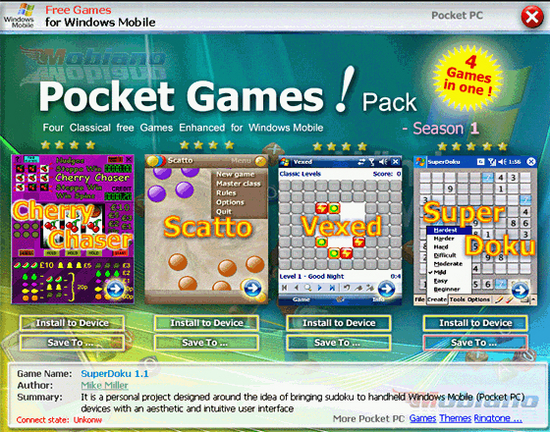 Mobiano Pocket Games Pack - Season 1