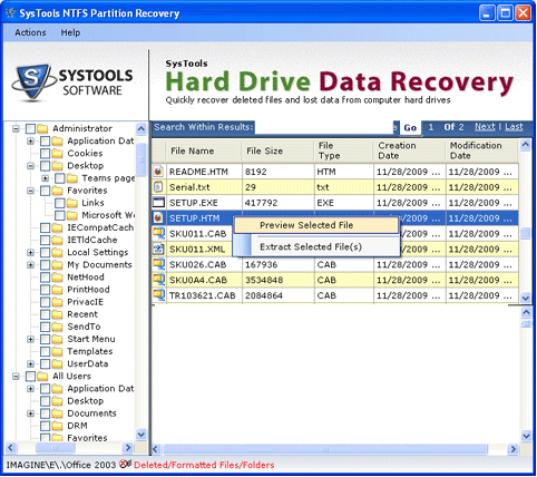 Most Popular Data Restore Software