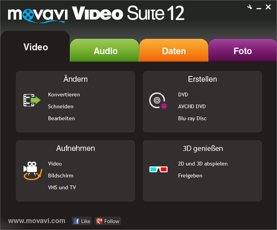 Movavi Video Suite DE