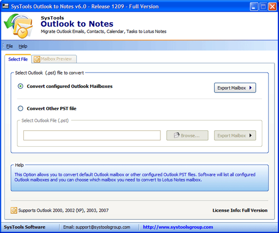 Move Emails from Outlook to Lotus Notes