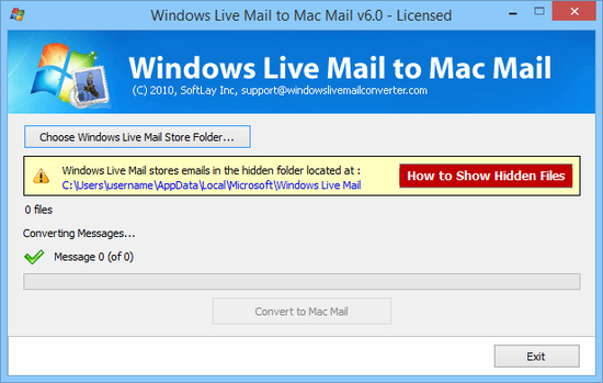 Move Windows Mail to Entourage Mail