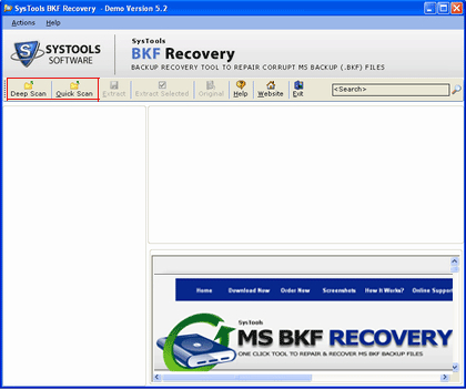 MS BKF Recovery