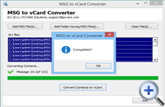 MSG to vCard Converter